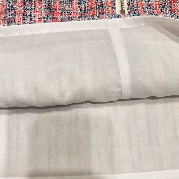 HOUSE OF HARLOW Mini Skirt Tweed Denim SZ 12 NWT - Picture 6 of 6